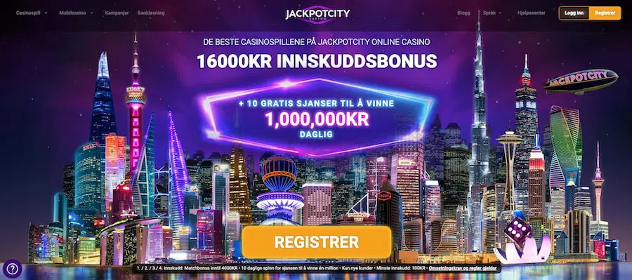 JackpotCity bônus