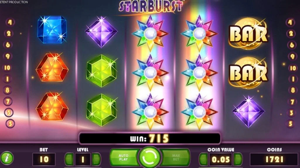 Starburst slot