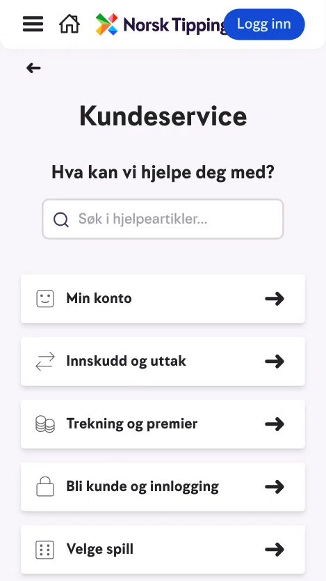 Norsk Tipping Kundeservice