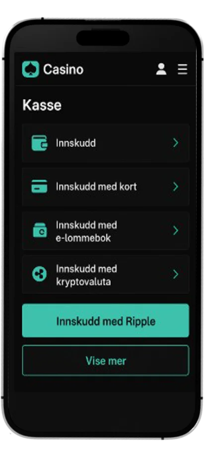 Vent på bekreftelse gjøre innskudd med XRP.