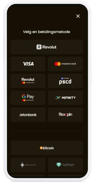 Start med ekte penger først