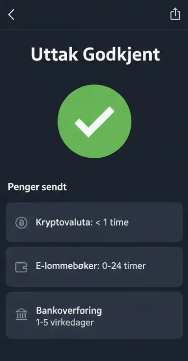 Følg overføringen av midler